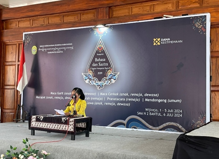 Jaring Seniman  Muda, Pemda Bantul Dan AKN Seni Budaya Yogyakarta adakan lomba Mocopat
