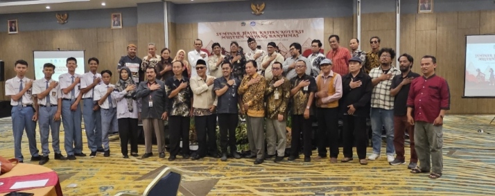 Sampaikan Kajian  Wayang Beber, Dosen Kriya Hadiri Seminar Hasil Kajian Koleksi Wayang Banyumas