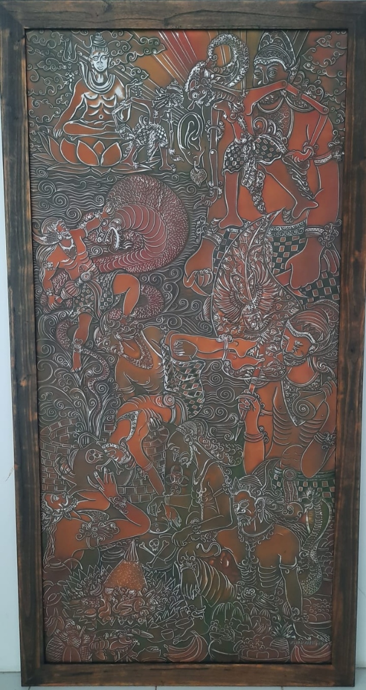 Mahendra, Mahasiswa Prodi Kriya Produktif Berkarya Dan Aktif Ikuti Pameran Tatah