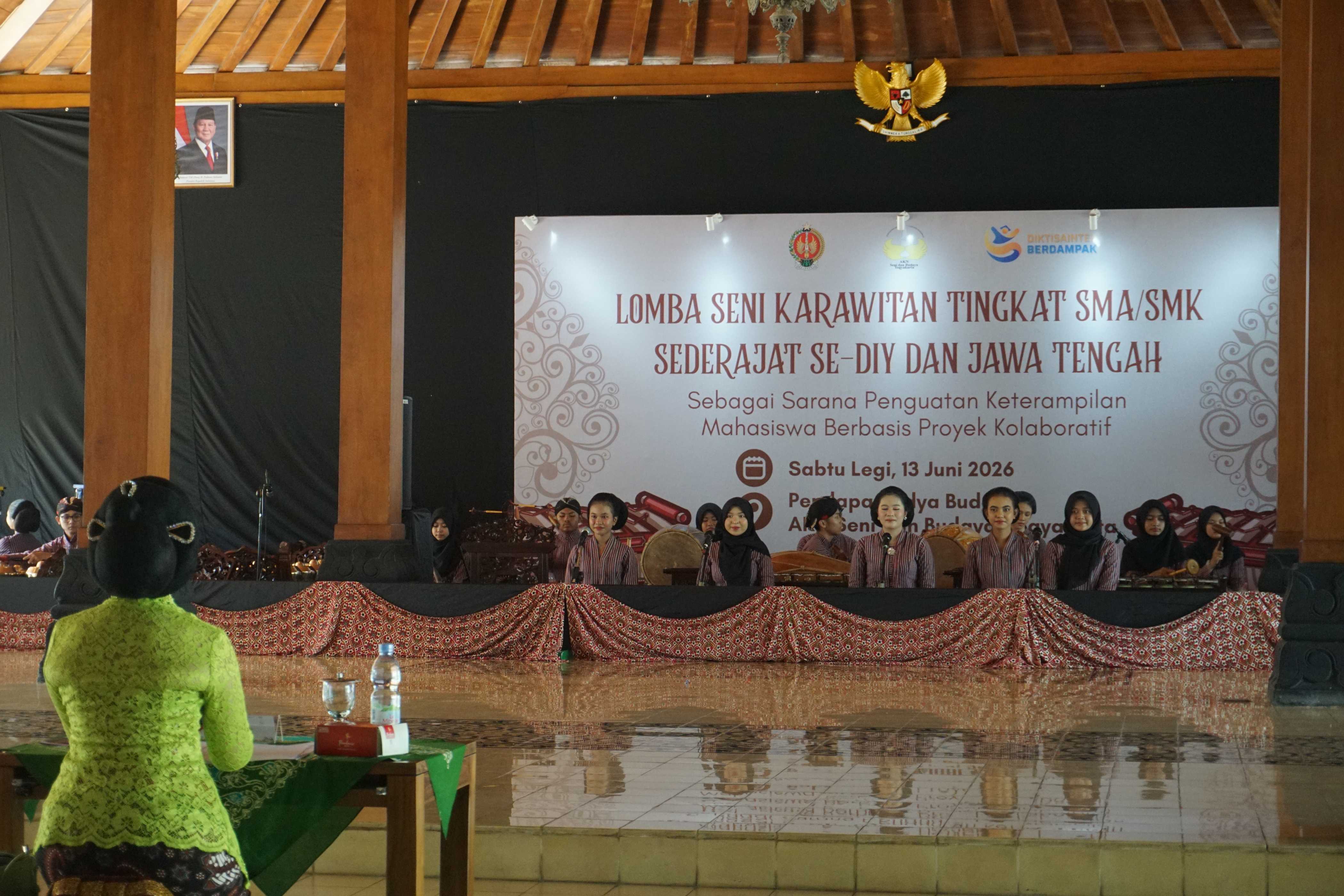 Lestarikan Budaya, AKN Seni dan Budaya Yogyakarta adakan Lomba Karawitan Tingkat SMA/SMK Se-DIY dan