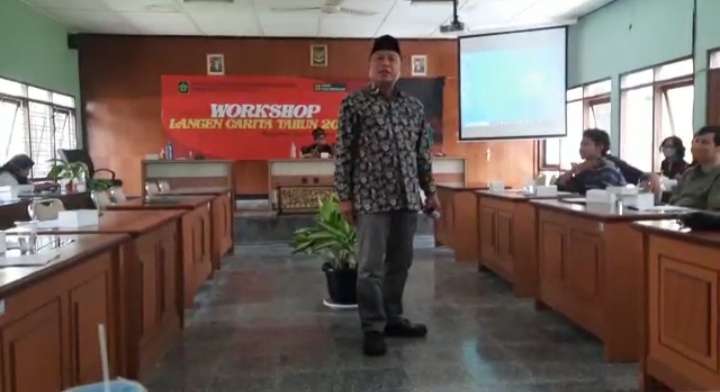 Direktur AKNSB Yogyakarta Sebagai Narasumber Workshop Lengen Carita Dinas Kebudayaan Kulonprogo