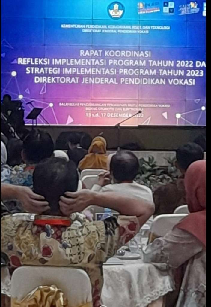 Direktur AKN Seni Budaya Yogyakarta Hadiri Rakor Refleksi Program Ditjen Pendidikan Vokasi 2022