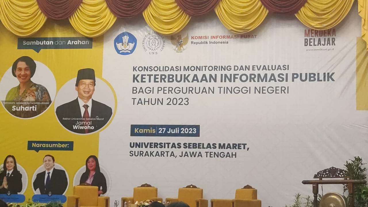 AKN Senbud Yk Ikuti Konsolidasi Monitoring Evaluasi KIP PTN 2023 Di UNS Surakarta