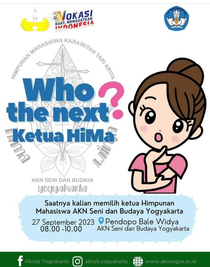 Pemilihan Ketua Himpunan Mahasiswa AKN Seni Budaya Yogyakarta Tahun 2023-2024