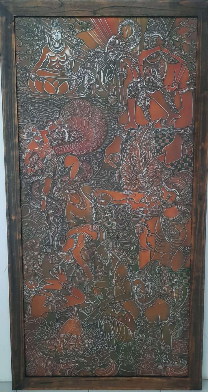 Mahendra, Mahasiswa Prodi Kriya Produktif Berkarya Dan Aktif Ikuti Pameran Tatah