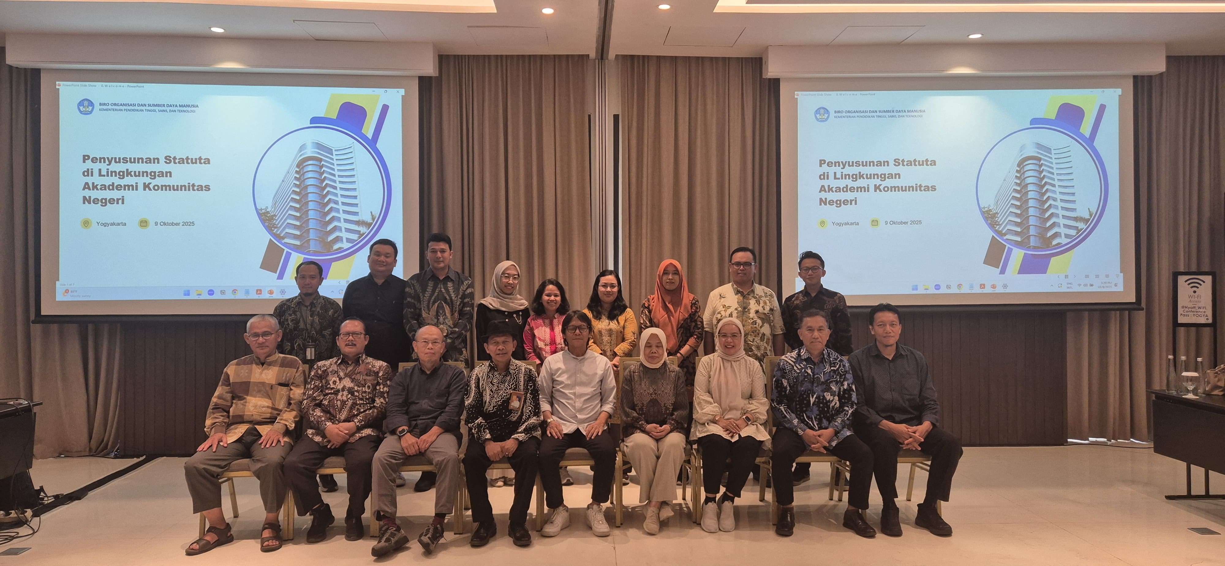 AKN ikuti Penyusunan Statuta dan Kegiatan Peta Jabatan
